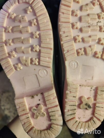 Резиновые сапоги для девочки