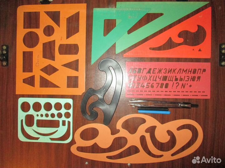 Канцтовары Чертежный инструмент, перья шрифт, СССР