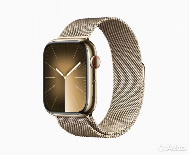 Original Новый Apple Watch 45mm Gold Milanese Loop