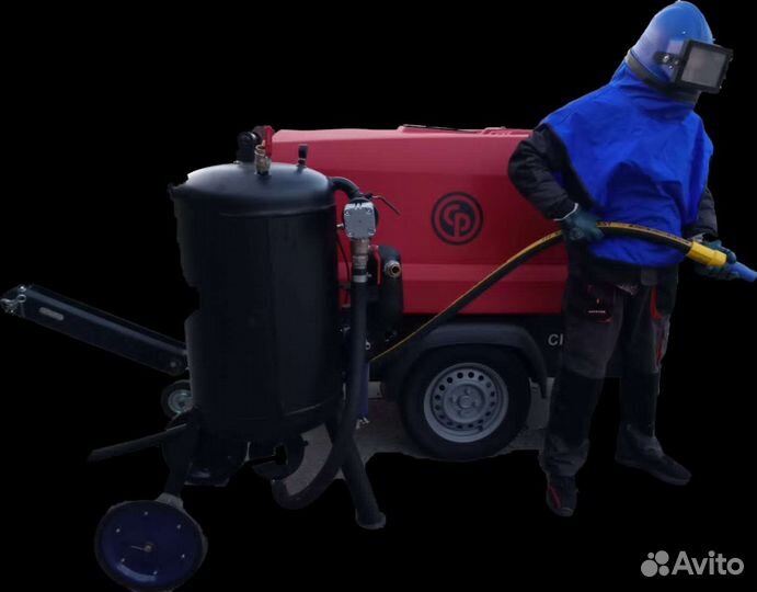 Пескоструйная очистка на выезде Сергиев Посад