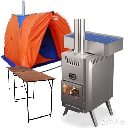 Печь Алтай для мобильной / походной бани