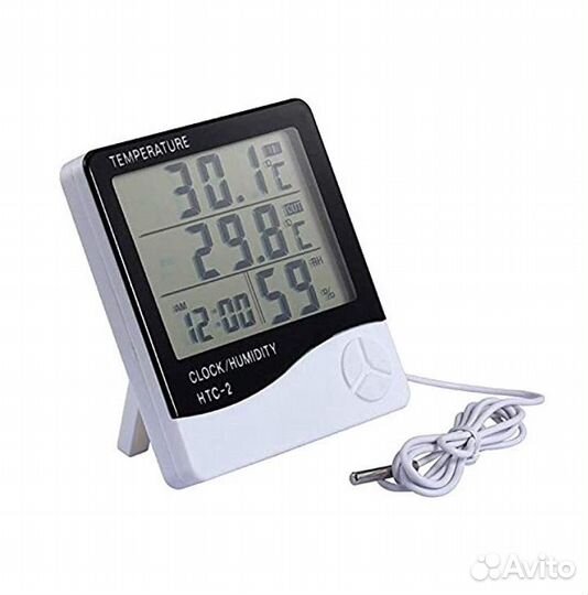 Метеостанция. Термометр гигрометр HTC 2