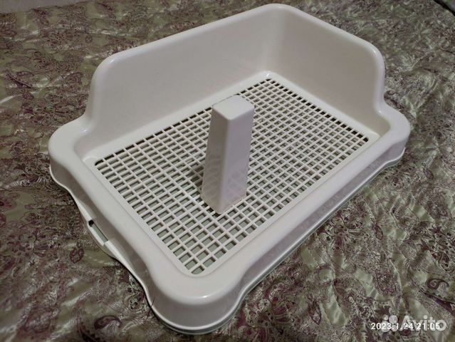 Лоток для собак со столбиком