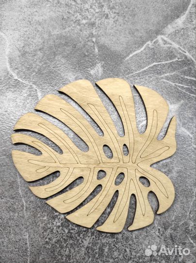 Набор подставок под горячее Монстера