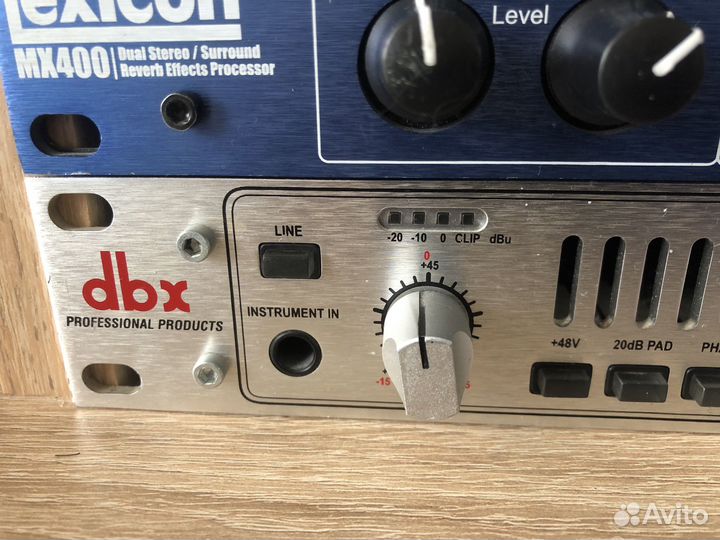DBX 376 ламповый микрофонный процессор