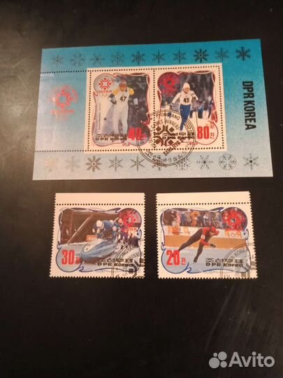 Блок с марками