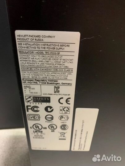 Копьютер Hp compaq pro 6300