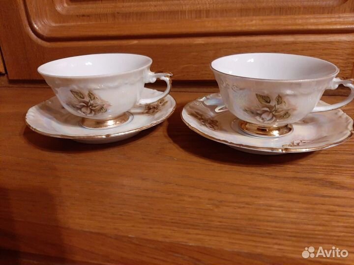Кофейная пара костяной фарфор