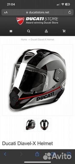 Arai Ducati Diavel-X Helmet размер M