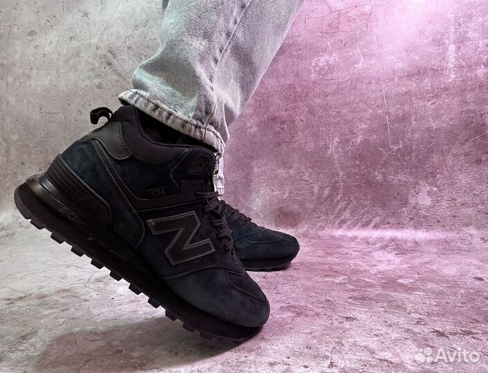 Кроссовки New Balance 574 Stone Island зимние