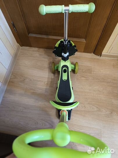 Самокат беговел 3 в 1 с ручкой