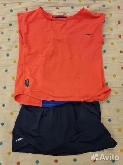 Теннис костюм для девочки 116 122 Декатлон