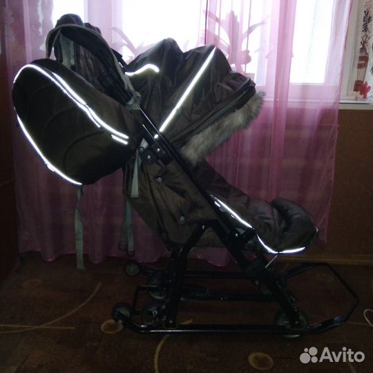 Коляска санки