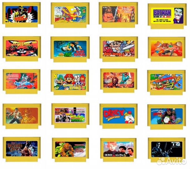 Картридж Денди качественный новодел на чипах