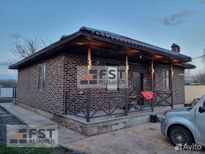 Гибкий кирпич на сетке