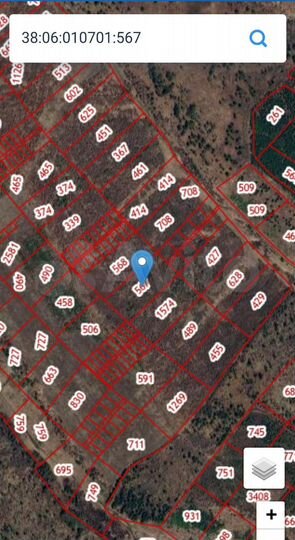 Участок 221,48 га (СНТ, ДНП)