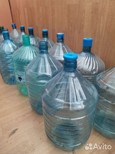 Пластиковые бутылки 19 л