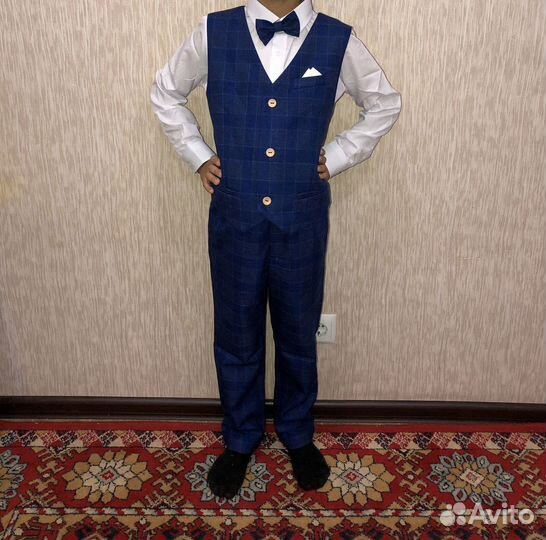 Школьная форма для мальчика 128 синяя