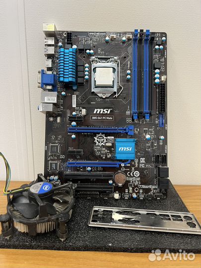 Процессор Intel 4770 и материнская плата msi B85-G