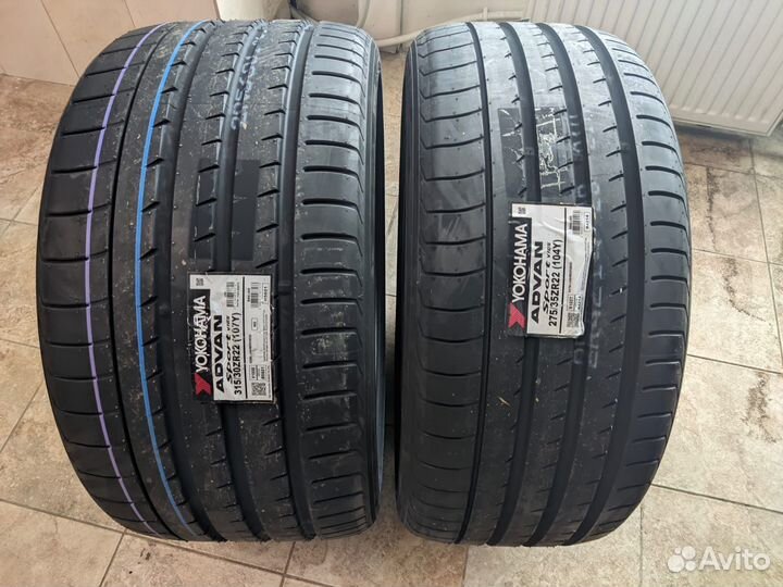 Yokohama Advan Sport V105T 275/35 R22 и 315/30 R22