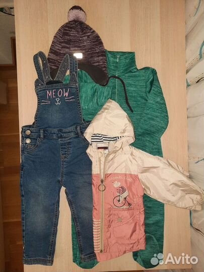 Вещи пакетом на девочку 86 осень