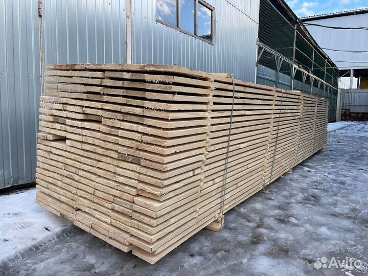 Доска обрезная 25х150х6000