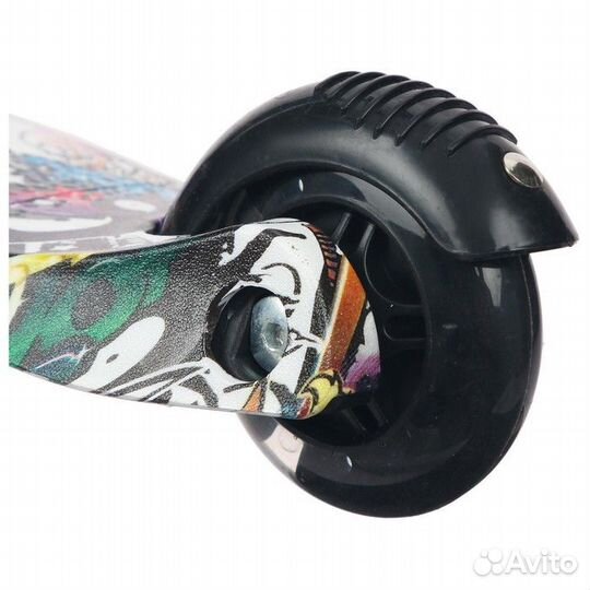 Самокат колеса световые