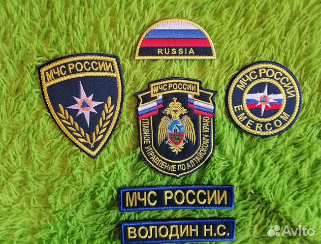 Нашивки, шевроны мчс