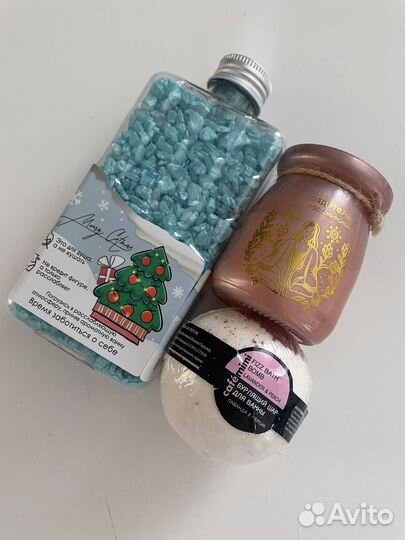 Набор средств для ванны (соль и бомбочка)