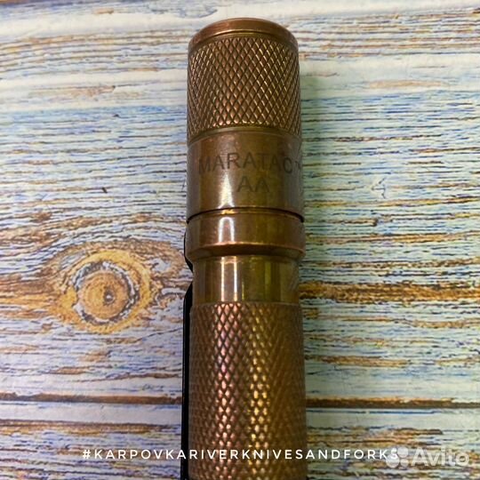 Фонарь Maratac AA Copper, США, б/у