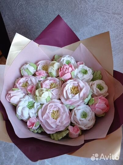 Съедобные букеты из зефира на праздник