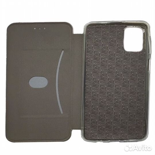 Чехол для Samsung Galaxy M31S кожа визитница серый