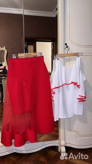 Костюм юбка и рубашка