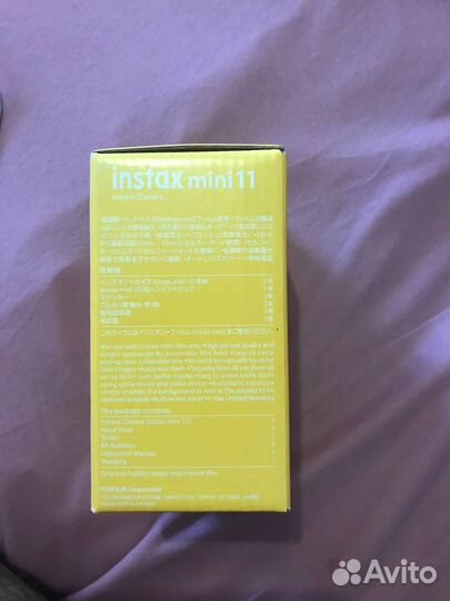 Фотоаппарат мгновенной печати Instax Mini 11, pink