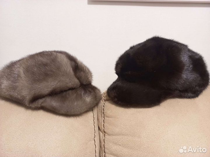 Шапка норковая женская