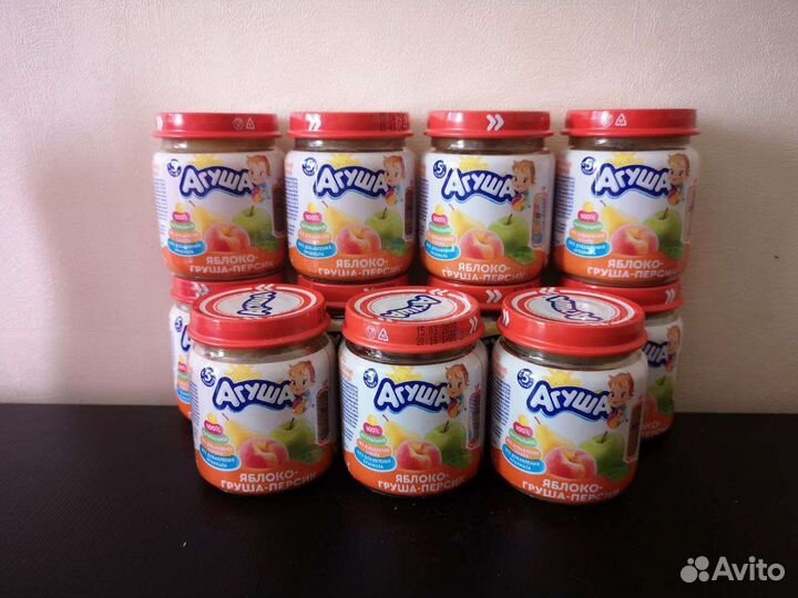 Пюре фруктовое детское Агуша