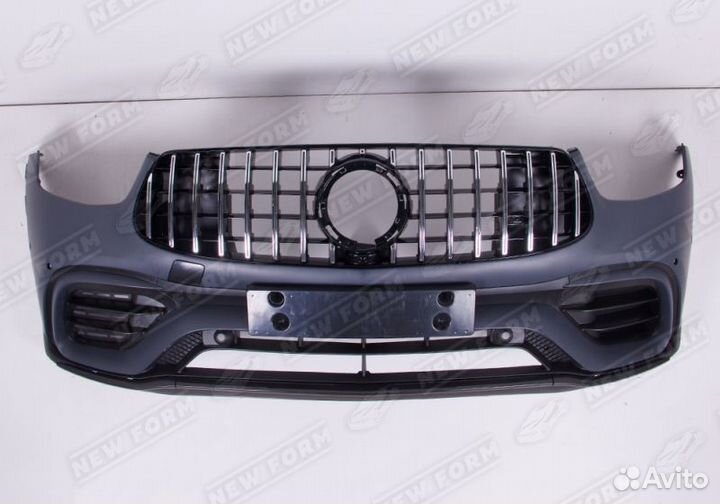 Обвес 63 AMG черный Mercedes GLC Coupe рестайлинг