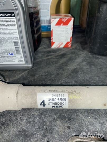 Рулевая рейка toyota echo (левый руль ) сухая