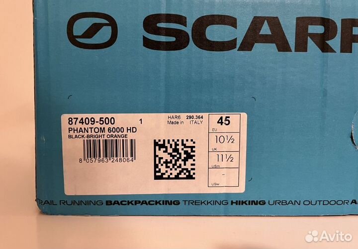 Ботинки Scarpa phantom 6000 HD (45eu)