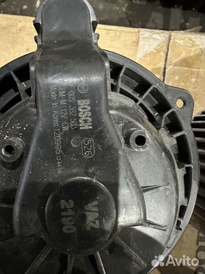 Мотор печки лада гранта