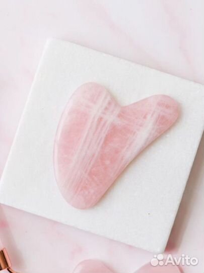 Гуаша сердечко для лица