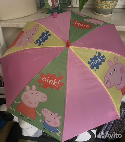 Зонт-трость Свинка пеппа