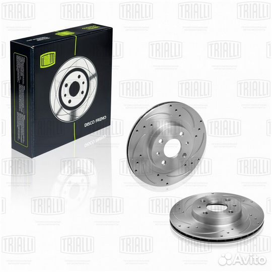 Диск торм.lada 2112 левый/правый с перф. и