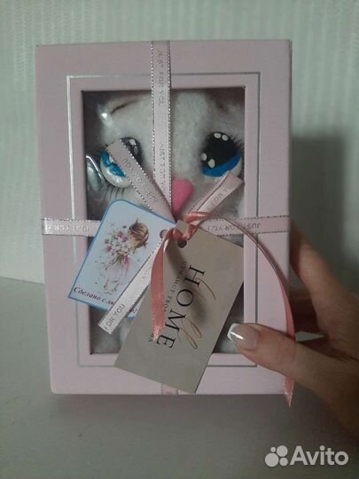 Зайка. Вязаный из Альпака