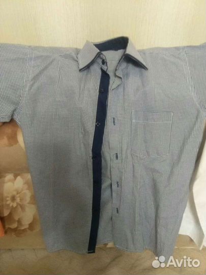 Рубашки на младшего школьника (за 5штук)