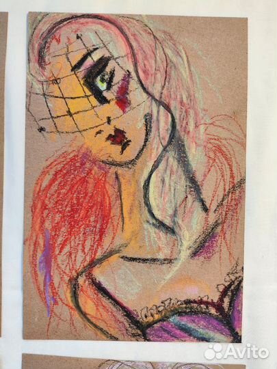 Картина масляной пастелью