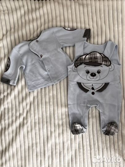 Вещи на новорожденного мальчика 56-68