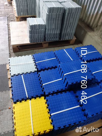 Модульная Плитка пвх 500х500мм;250х250 для Гаража