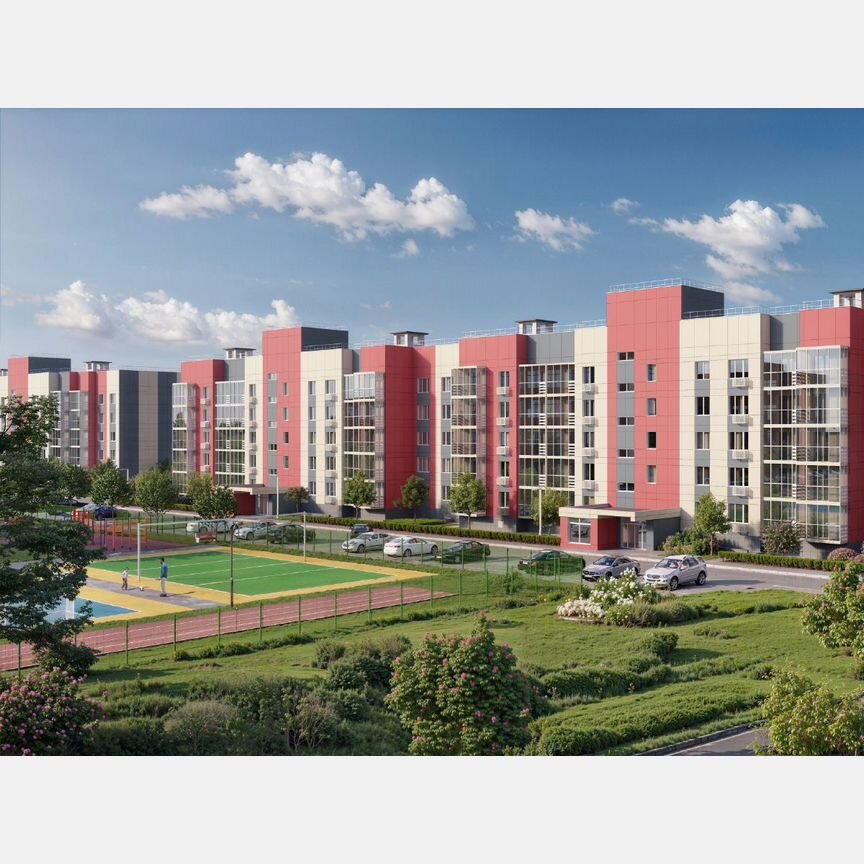 2-к. квартира, 54,3 м², 4/5 эт.