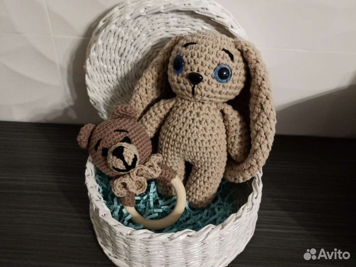 Вязаные игрушки ручной работы